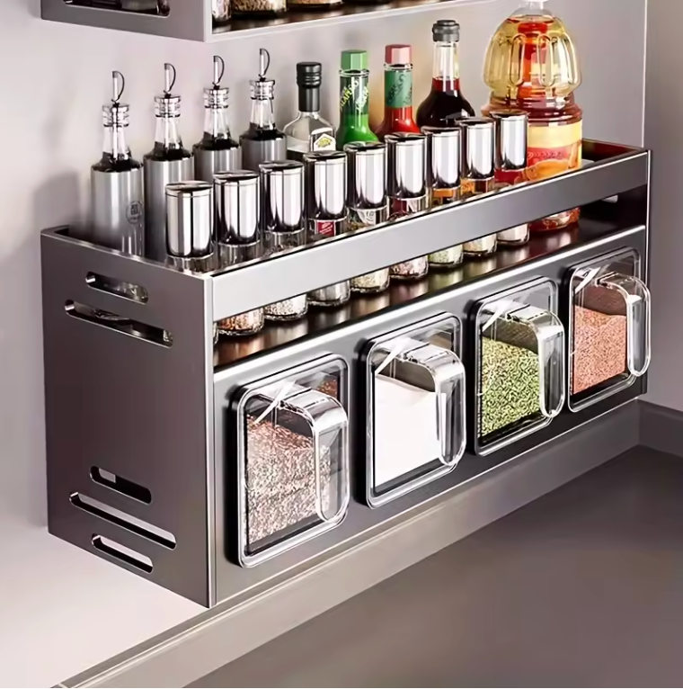 Stainless Steel Kitchen Spice Rack